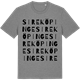 Mid Heather Gray t-shirt med Sireköpinge ordlek t-shirt