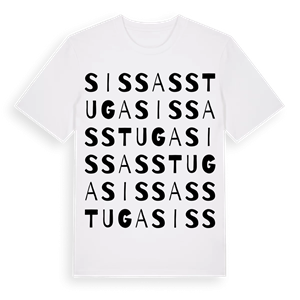 Sissas stuga ordlek t-shirt – ekologisk bomull t-shirt från Pinshirt
