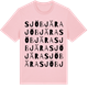 Pink Cotton t-shirt med Sjöbjära ordlek t-shirt