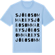 Blue Soul t-shirt med Sjöbo sommarby ordlek t-shirt