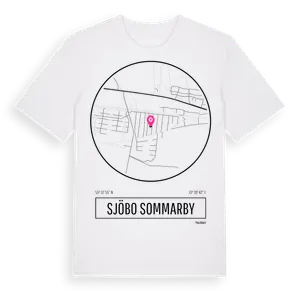 Sjöbo Sommarby t-shirt – ekologisk bomull t-shirt från Pinshirt