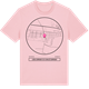 Pink Cotton t-shirt med Sjöbo sommarby och Svansjö sommarby t-shirt