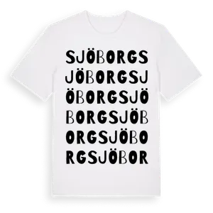Sjöborg ordlek t-shirt – ekologisk bomull t-shirt från Pinshirt