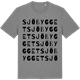 Mid Heather Gray t-shirt med Sjöbygget ordlek t-shirt