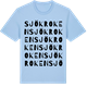 Blue Soul t-shirt med Sjökroken ordlek t-shirt