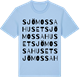Blue Soul t-shirt med Sjömossahuset ordlek t-shirt