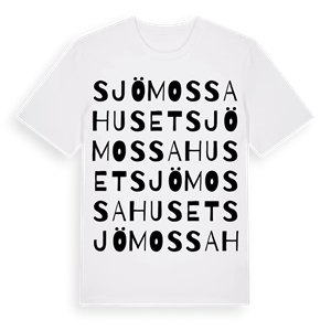 Sjömossahuset ordlek t-shirt – ekologisk bomull t-shirt från Pinshirt