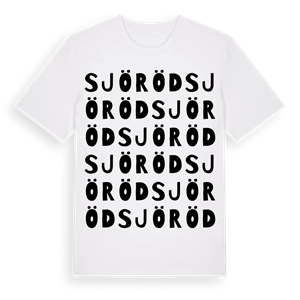 Sjöröd ordlek t-shirt – ekologisk bomull t-shirt från Pinshirt