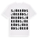 Sjörröd ordlek t-shirt