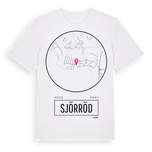 Sjörröd t-shirt – ekologisk bomull t-shirt från Pinshirt