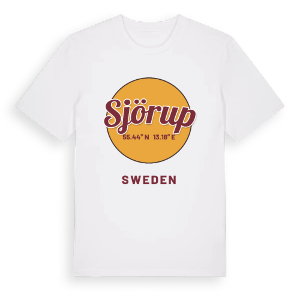 Sjörup cirkel t-shirt – ekologisk bomull t-shirt från Pinshirt
