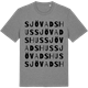 Mid Heather Gray t-shirt med Sjövadshus ordlek t-shirt