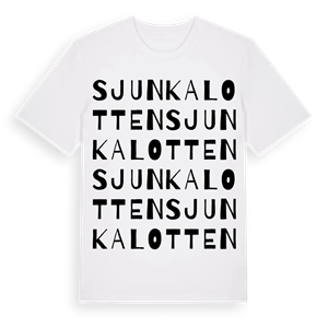 Sjunkalotten ordlek t-shirt – ekologisk bomull t-shirt från Pinshirt