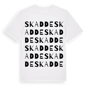 Skadde ordlek t-shirt – ekologisk bomull t-shirt från Pinshirt