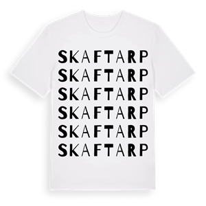 Skaftarp ordlek t-shirt – ekologisk bomull t-shirt från Pinshirt