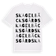 Skagelbäcks gård ordlek t-shirt