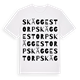 Skäggestorp ordlek t-shirt