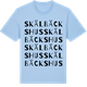 Blue Soul t-shirt med Skälbäckshus ordlek t-shirt