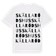 Skällarödshus ordlek t-shirt