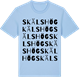 Blue Soul t-shirt med Skälshög ordlek t-shirt