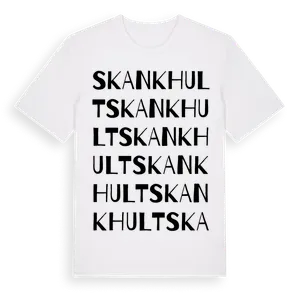 Skankhult ordlek t-shirt – ekologisk bomull t-shirt från Pinshirt