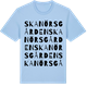 Blue Soul t-shirt med Skanörsgården ordlek t-shirt