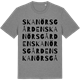 Mid Heather Gray t-shirt med Skanörsgården ordlek t-shirt