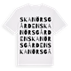 Skanörsgården ordlek t-shirt