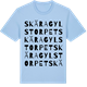 Blue Soul t-shirt med Skäragylstorpet ordlek t-shirt
