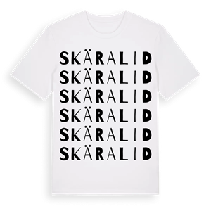 Skäralid ordlek t-shirt – ekologisk bomull t-shirt från Pinshirt