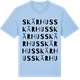 Blue Soul t-shirt med Skärhus ordlek t-shirt
