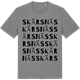 Mid Heather Gray t-shirt med Skärsnäs ordlek t-shirt