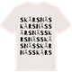 Vintage White t-shirt med Skärsnäs ordlek t-shirt