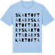 Blue Soul t-shirt med Skartofta Raby ordlek t-shirt