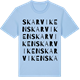 Blue Soul t-shirt med Skarviken ordlek t-shirt