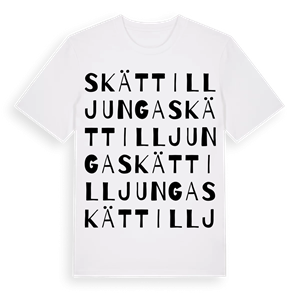Skättilljunga ordlek t-shirt – ekologisk bomull t-shirt från Pinshirt