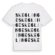 Skeglinge ordlek t-shirt