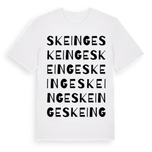 Skeinge ordlek t-shirt – ekologisk bomull t-shirt från Pinshirt