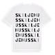 Skiljehus ordlek t-shirt