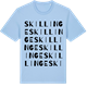 Blue Soul t-shirt med Skillinge ordlek t-shirt