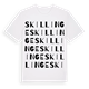 Skillinge ordlek t-shirt
