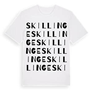 Skillinge ordlek t-shirt – ekologisk bomull t-shirt från Pinshirt