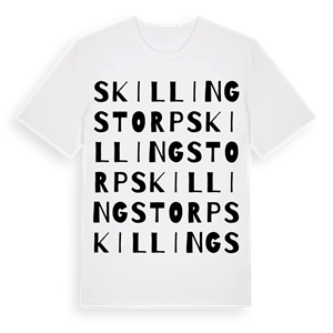 Skillingstorp ordlek t-shirt – ekologisk bomull t-shirt från Pinshirt