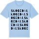 Blue Soul t-shirt med Skogedal ordlek t-shirt