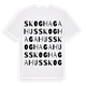 Skoghagahus ordlek t-shirt