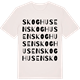 Vintage White t-shirt med Skoghusen ordlek t-shirt