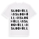 Skogmöllan ordlek t-shirt