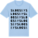 Blue Soul t-shirt med Skogsby ordlek t-shirt