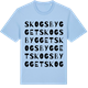 Blue Soul t-shirt med Skogsbygget ordlek t-shirt