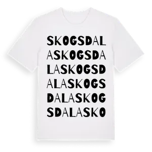 Skogsdala ordlek t-shirt – ekologisk bomull t-shirt från Pinshirt